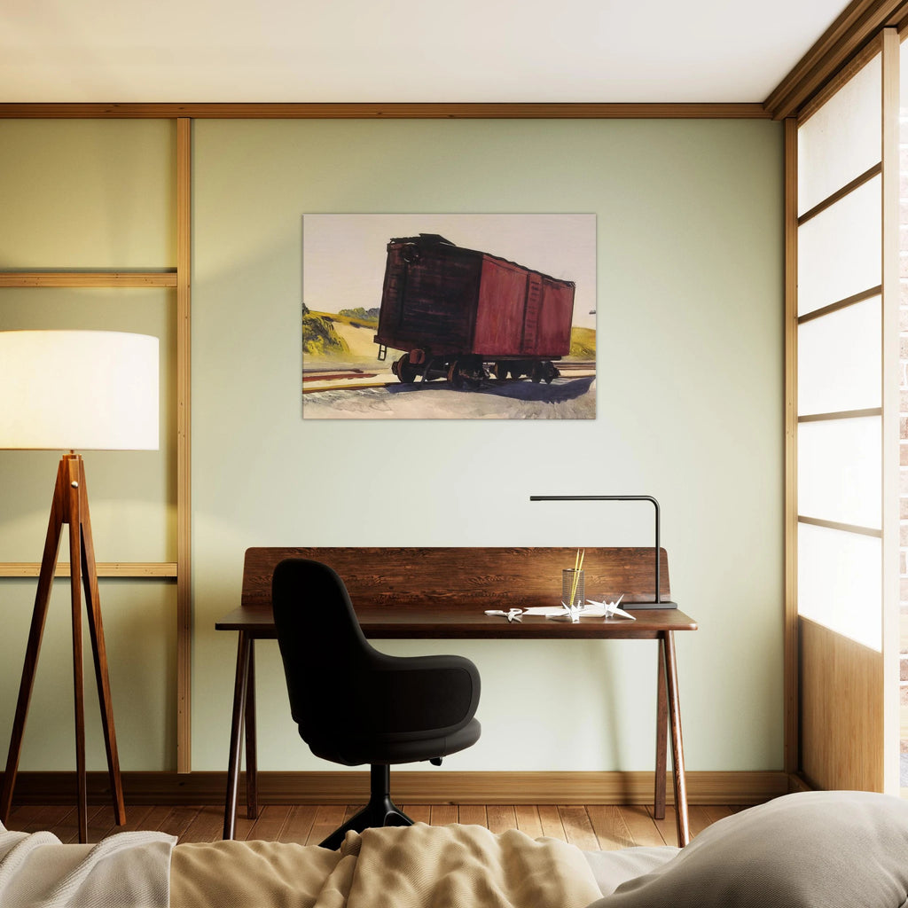 Freight Car at Truro Canvas | Edward Hopper Canvas | Edward Hopper Print