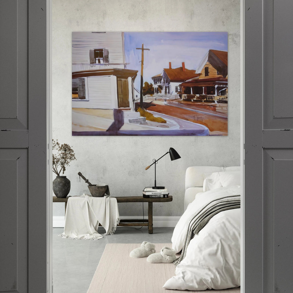Street Corner Poster | Edward Hopper Poster | Edward Hopper Print