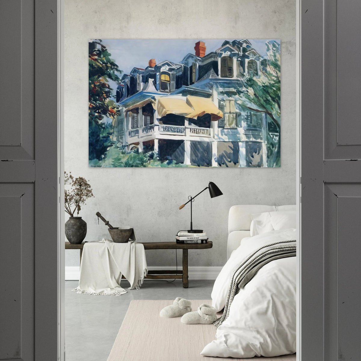 The Mansard Roof Poster | Edward Hopper Poster | Edward Hopper Print