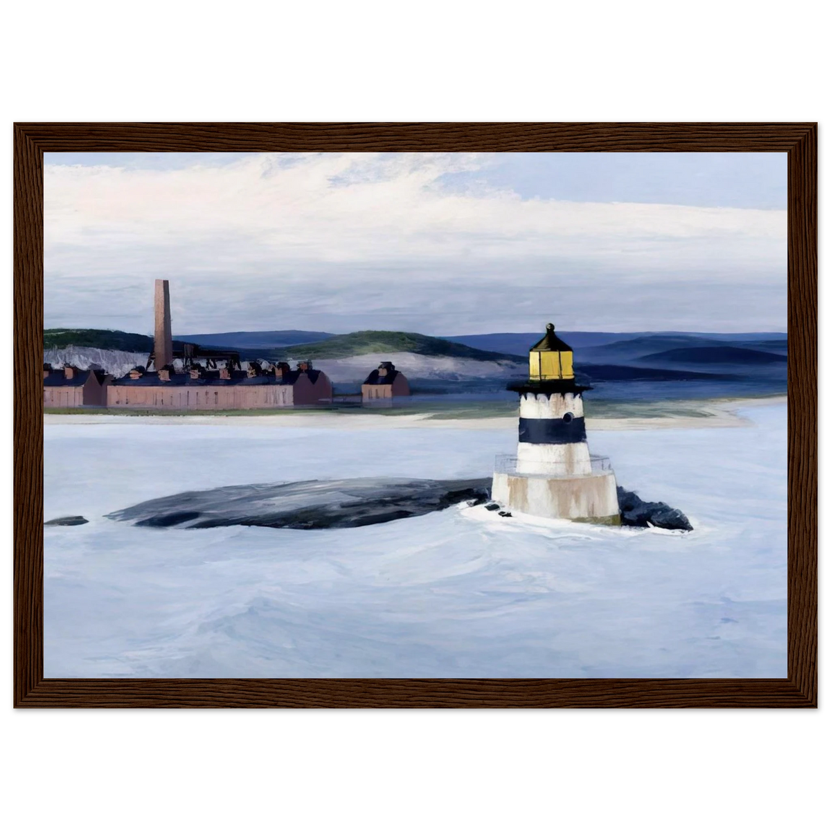 Five A.M. Framed Poster | Edward Hopper Framed Prints Wall Art | Edward Hopper Print
