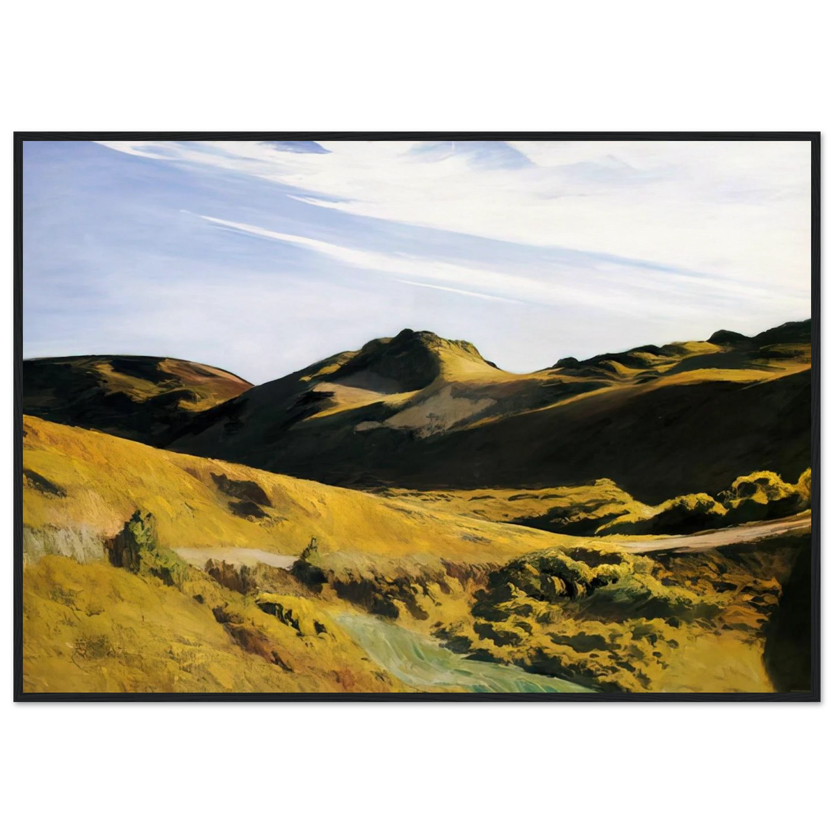 The Camel s Hump Framed Poster | Edward Hopper Framed Prints Wall Art | Edward Hopper Print