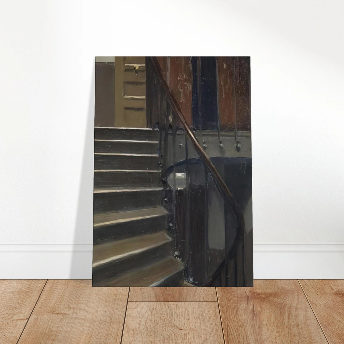 Stairway at 48 rue de Lille, Paris Canvas | Edward Hopper Canvas | Edward Hopper Print