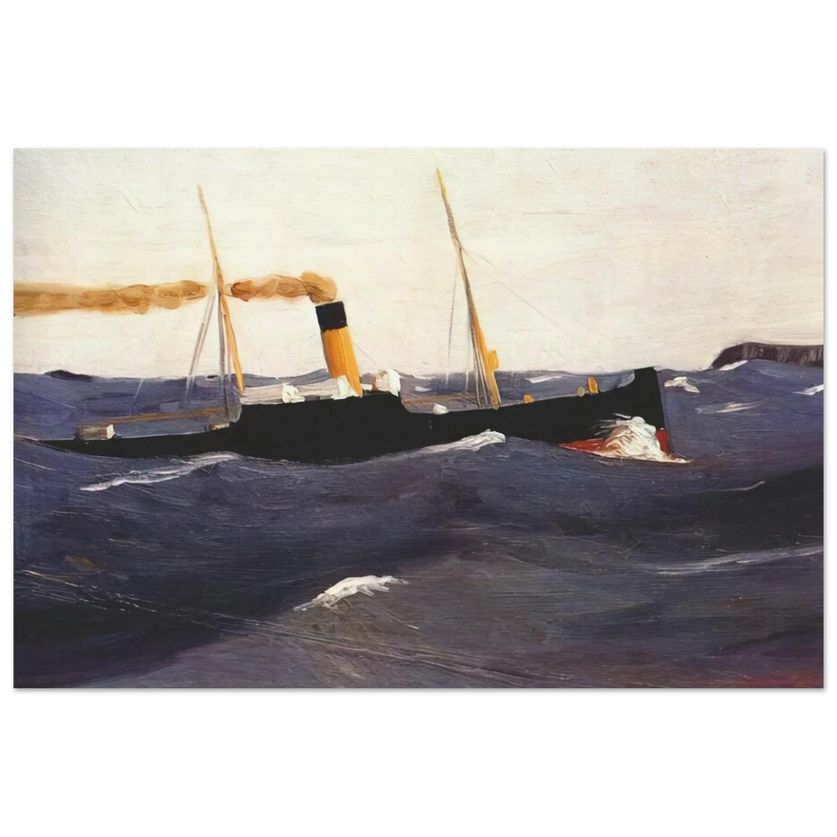 Tramp Steamer Poster | Edward Hopper Poster | Edward Hopper Print