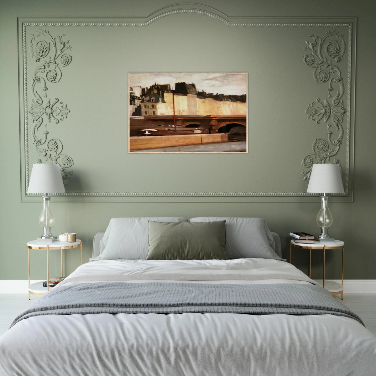 Écluse de la Monnaie Framed Poster | Edward Hopper Framed Prints Wall Art | Edward Hopper Print