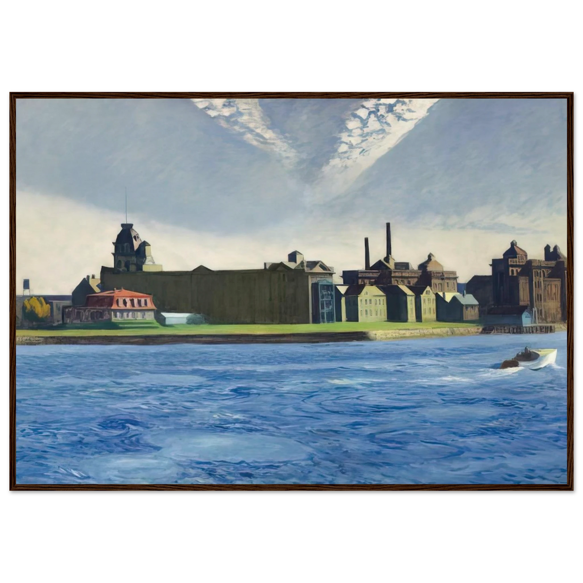 Blackwell s Island Framed Poster | Edward Hopper Framed Prints Wall Art | Edward Hopper Print