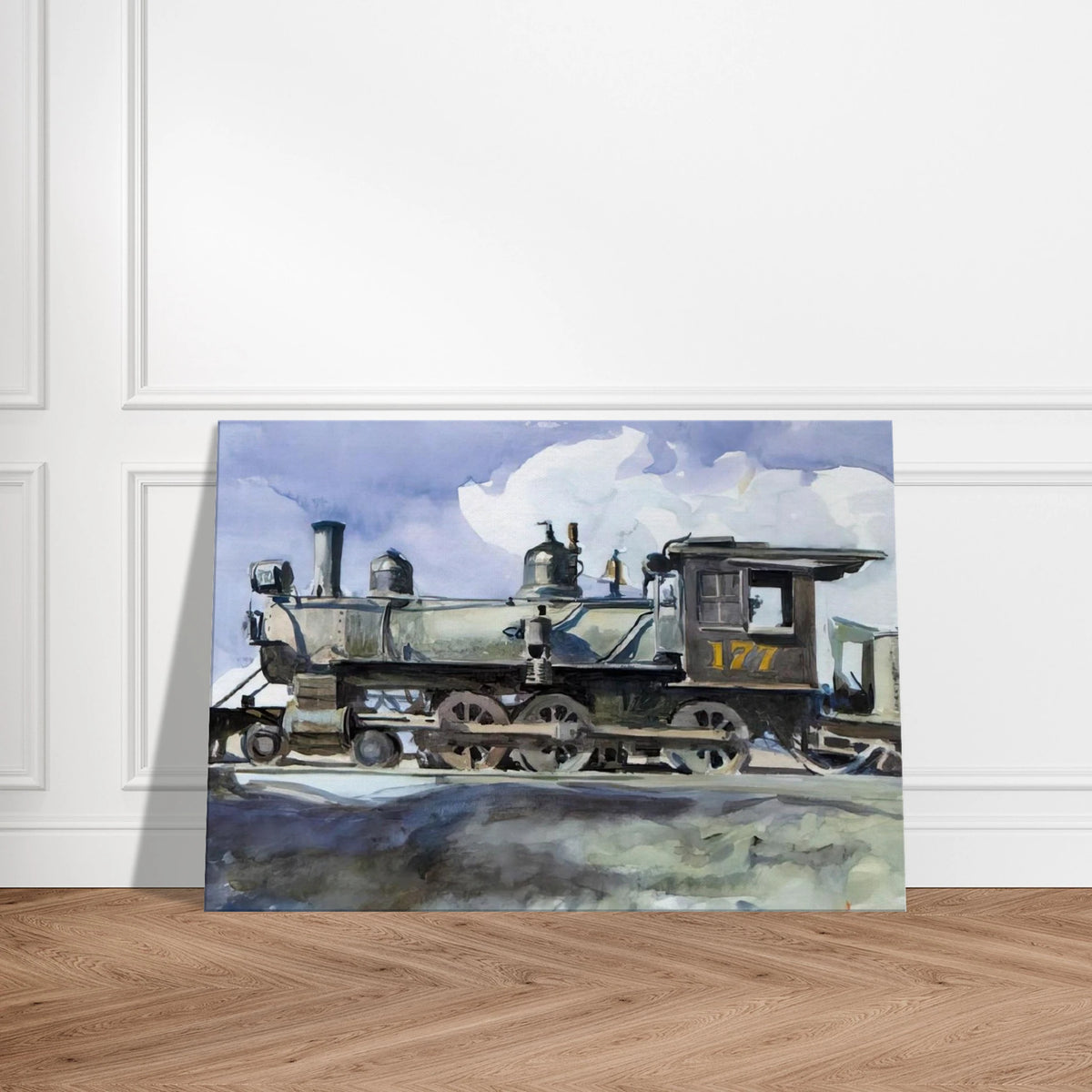 D. and R. G. Locomotive Canvas | Edward Hopper Canvas | Edward Hopper Print