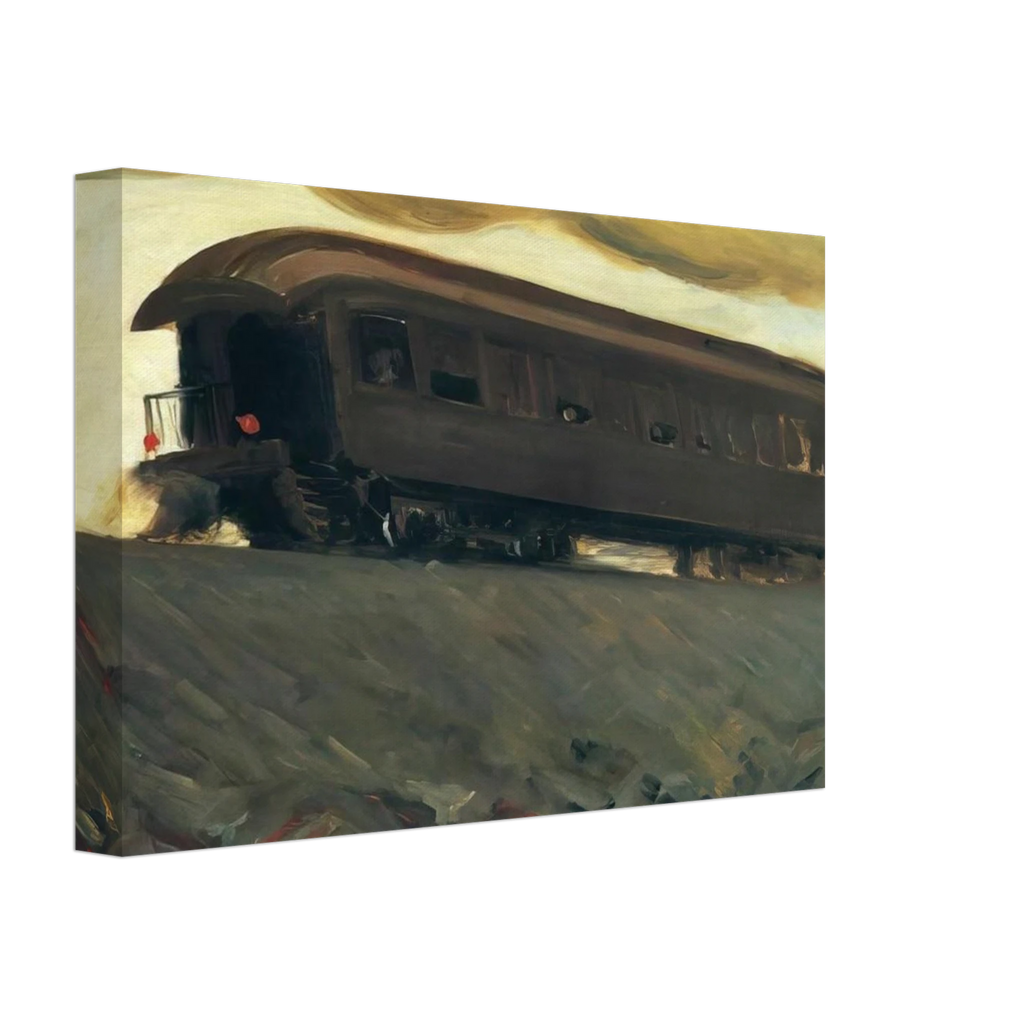 Railroad Train Canvas | Edward Hopper Canvas | Edward Hopper Print