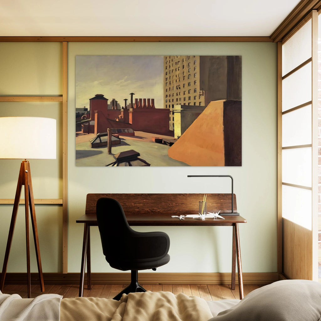 City Roofs Poster | Edward Hopper Poster | Edward Hopper Print