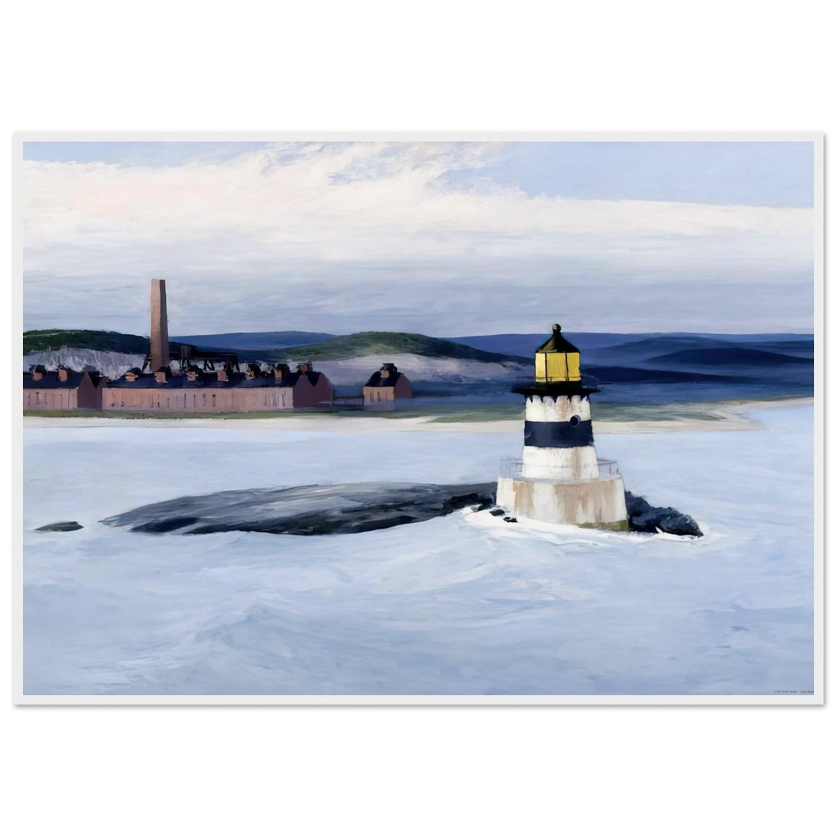 Five A.M. Framed Poster | Edward Hopper Framed Prints Wall Art | Edward Hopper Print