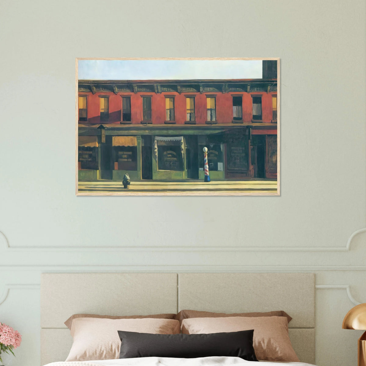Early Sunday Morning Framed Poster | Edward Hopper Framed Prints Wall Art | Edward Hopper Print