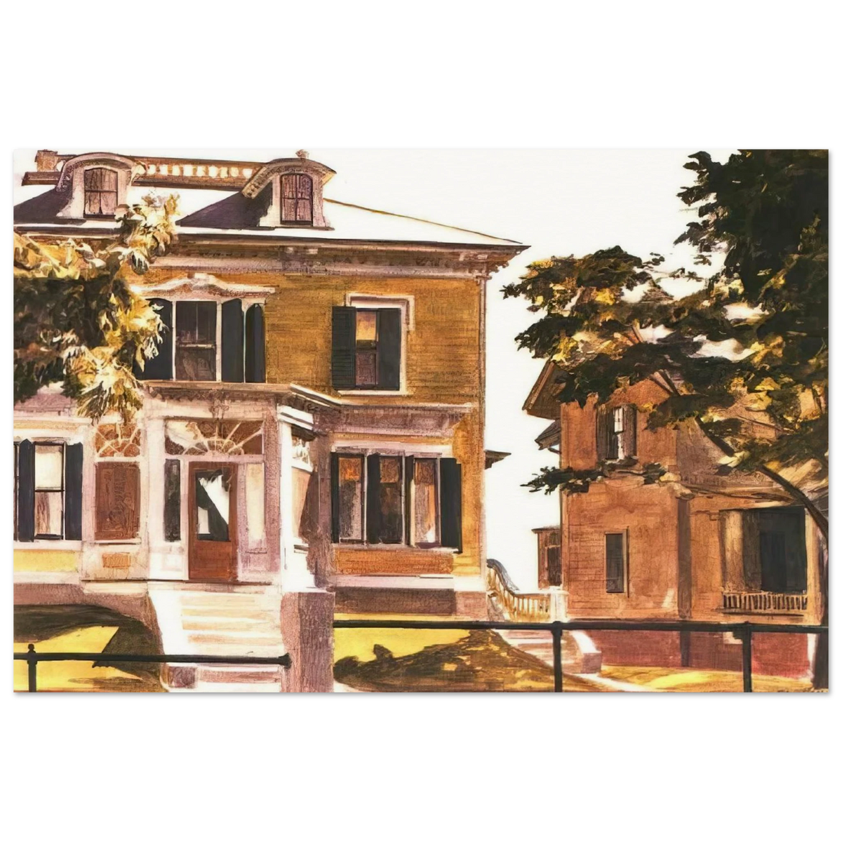 Davis House Poster | Edward Hopper Poster | Edward Hopper Print