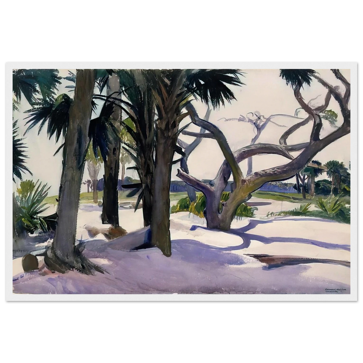 Folly Beach, Charleston, South Carolina Framed Poster | Edward Hopper Framed Prints Wall Art | Edward Hopper Print