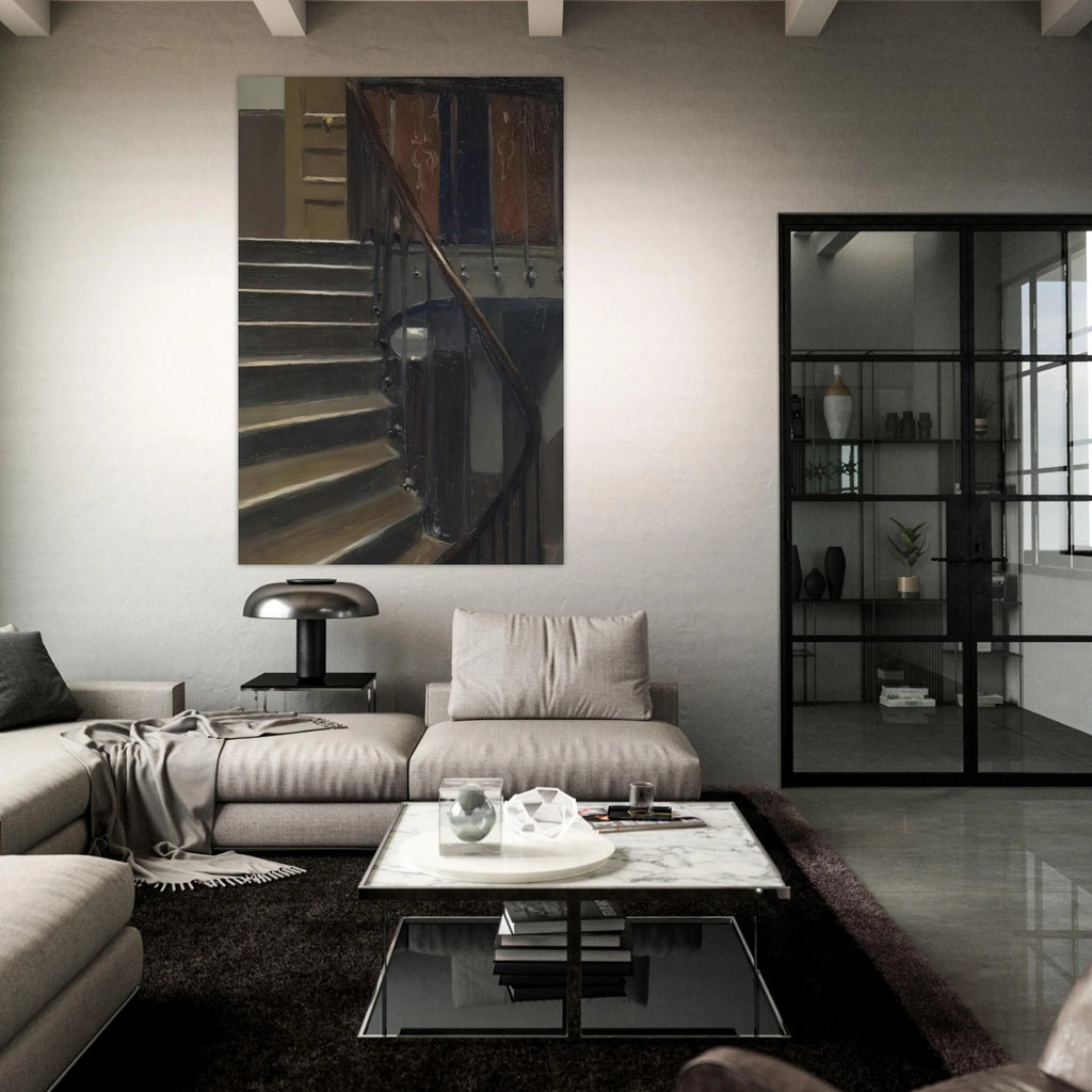 Stairway at 48 rue de Lille, Paris Poster | Edward Hopper Poster | Edward Hopper Print