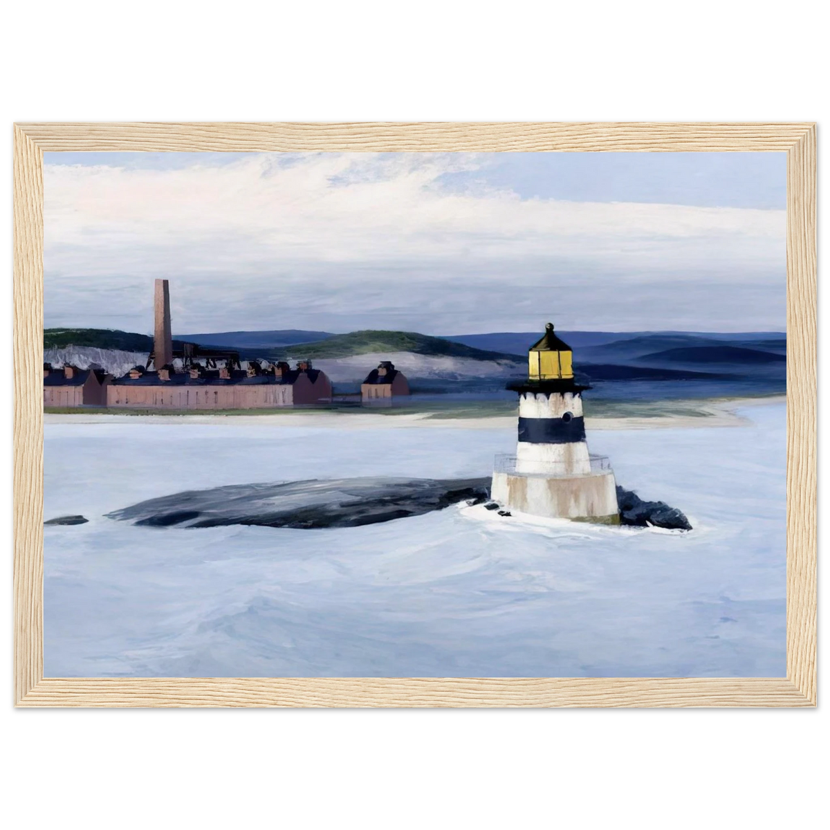 Five A.M. Framed Poster | Edward Hopper Framed Prints Wall Art | Edward Hopper Print