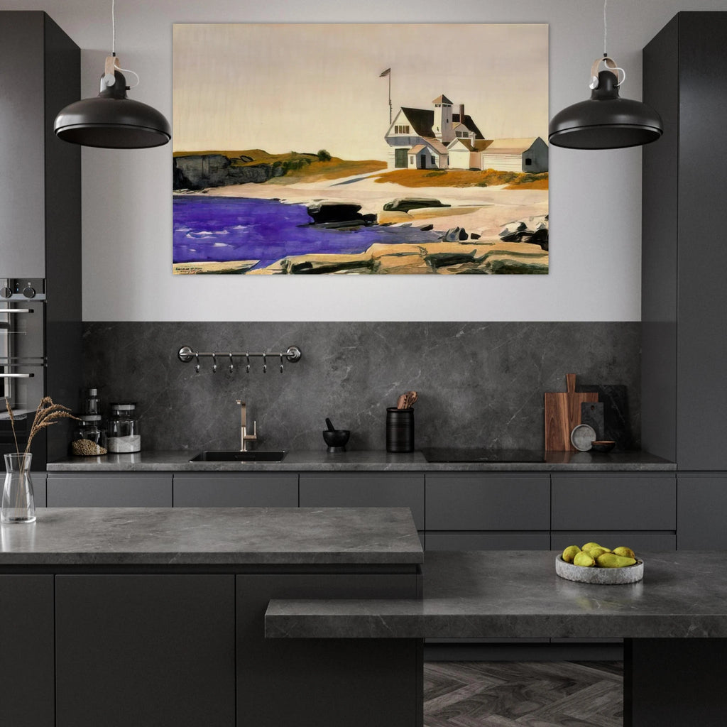 Coast Guard Station, Two Lights, Maine Poster | Edward Hopper Poster | Edward Hopper Print