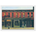 Early Sunday Morning Framed Poster | Edward Hopper Framed Prints Wall Art | Edward Hopper Print