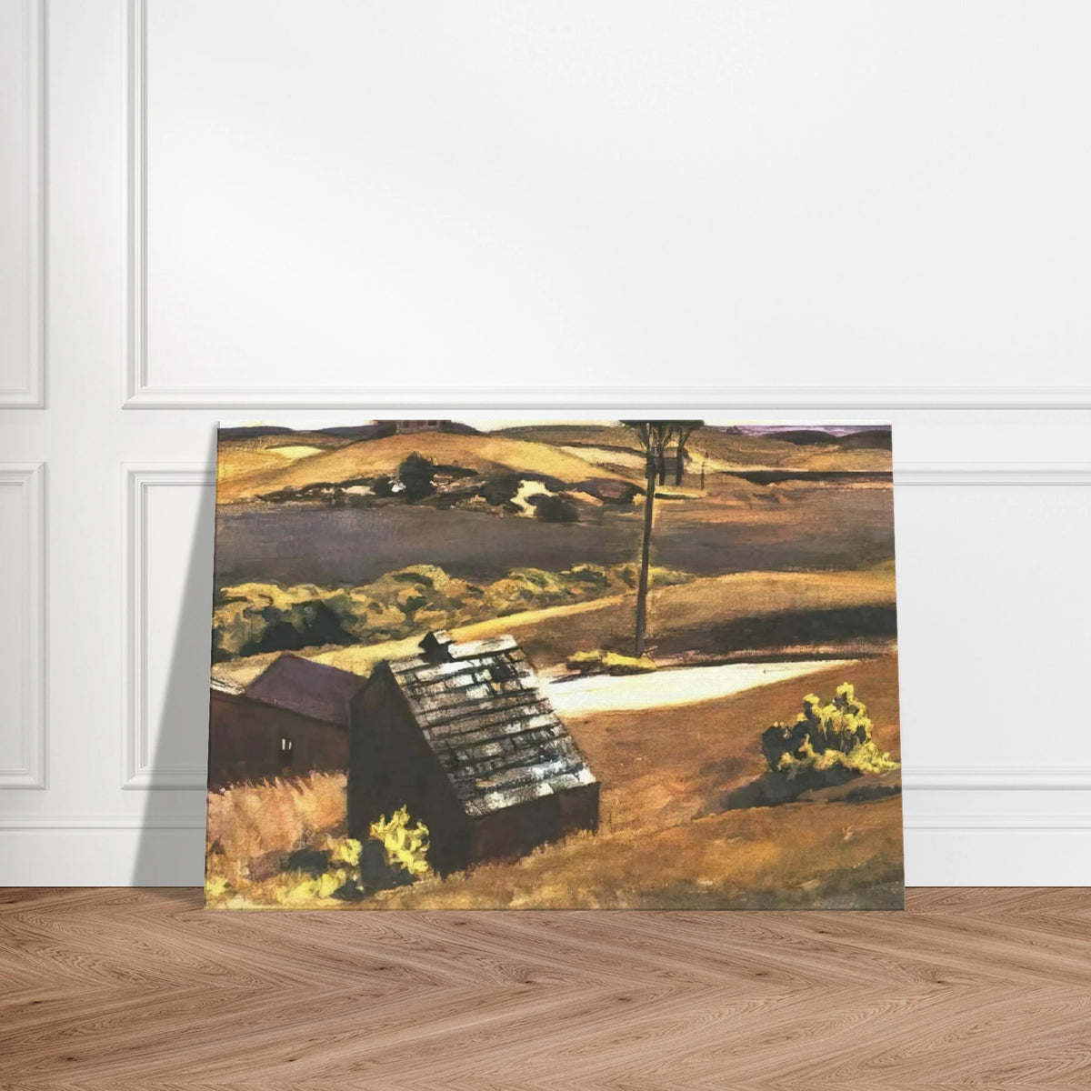 Burly Cobb Hen Coop and Barn Canvas | Edward Hopper Canvas | Edward Hopper Print
