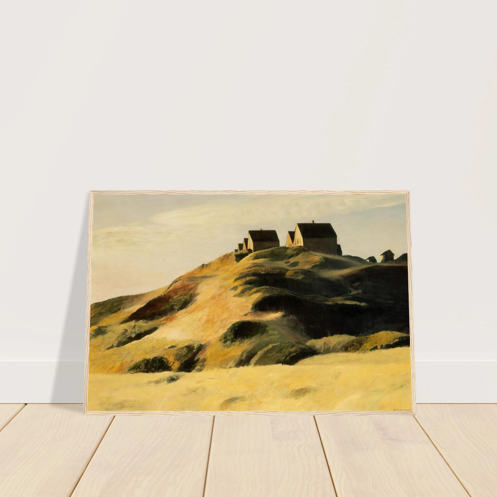 Corn Hill Framed Poster | Edward Hopper Framed Prints Wall Art | Edward Hopper Print