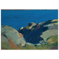 Rocks and Sea Poster | Edward Hopper Poster | Edward Hopper Print