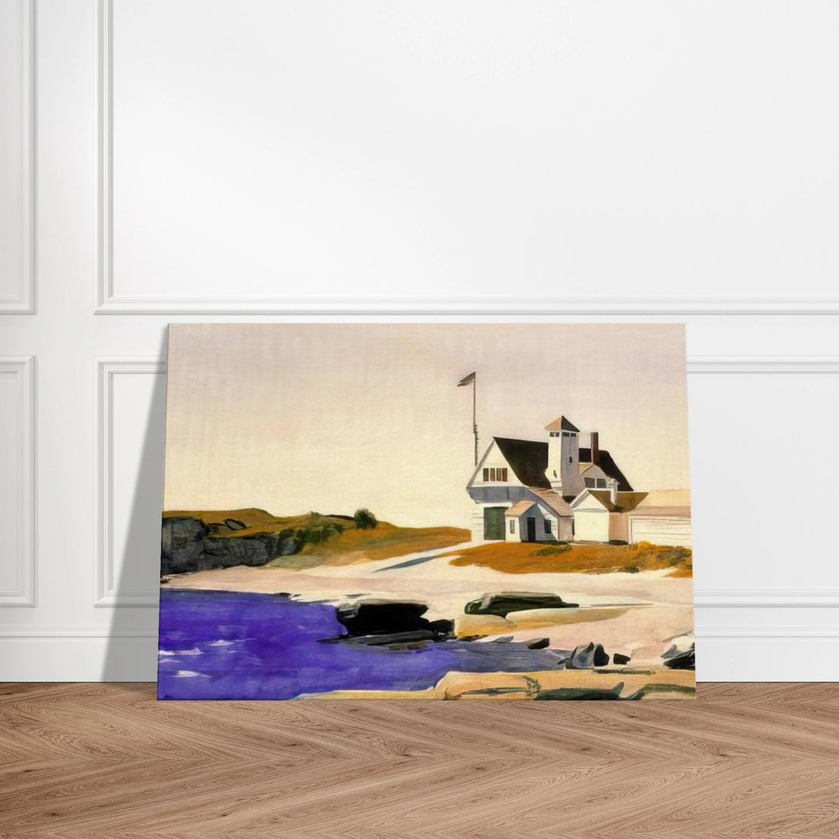 Coast Guard Station, Two Lights, Maine Canvas | Edward Hopper Canvas | Edward Hopper Print