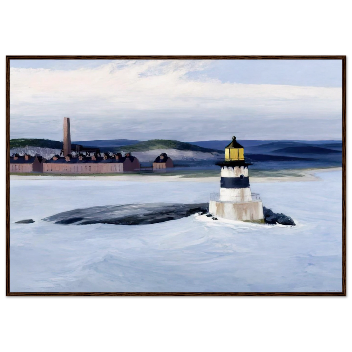 Five A.M. Framed Poster | Edward Hopper Framed Prints Wall Art | Edward Hopper Print
