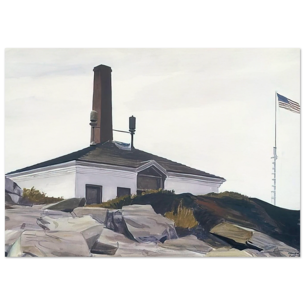House of the Foghorn, I Poster | Edward Hopper Poster | Edward Hopper Print