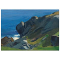 Rocky Shore and Sea Poster | Edward Hopper Poster | Edward Hopper Print