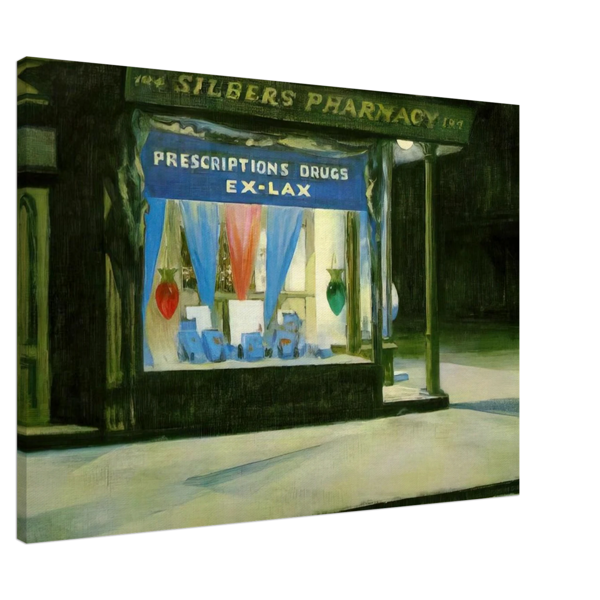 Drug Store Canvas | Edward Hopper Canvas | Edward Hopper Print