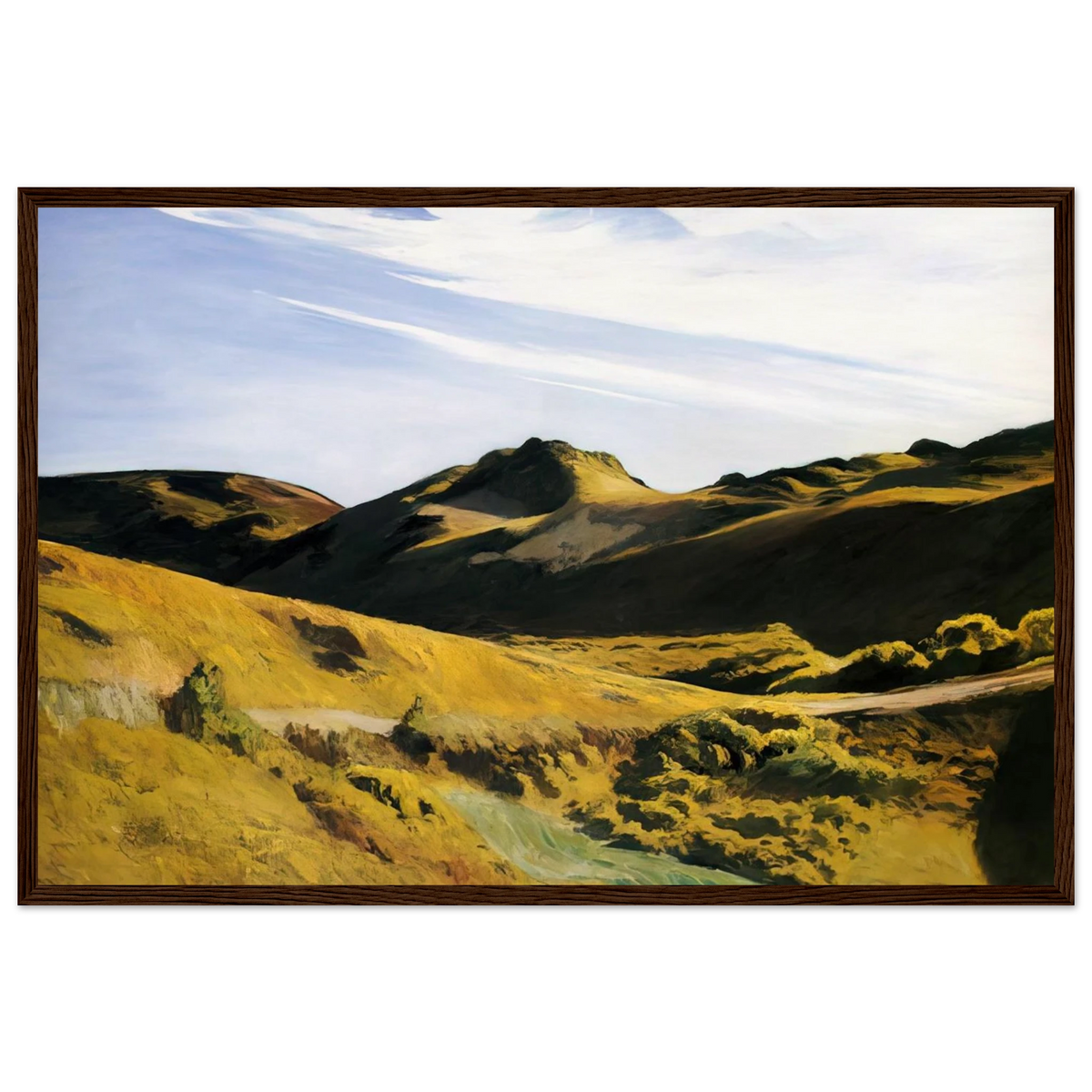 The Camel s Hump Framed Poster | Edward Hopper Framed Prints Wall Art | Edward Hopper Print