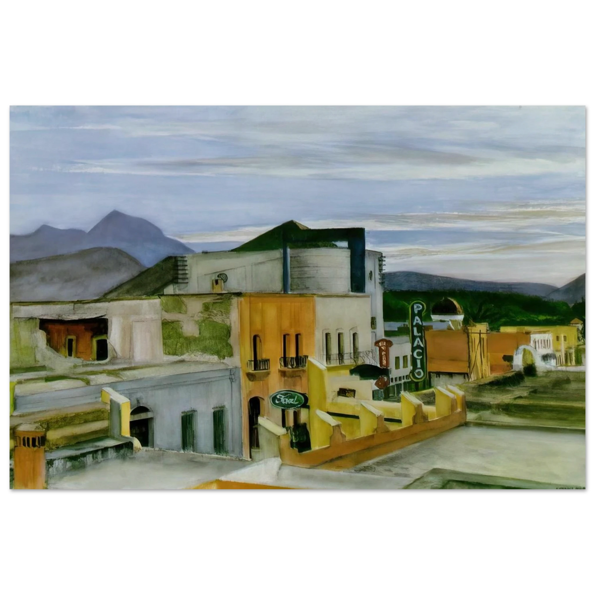 El Palacio Poster | Edward Hopper Poster | Edward Hopper Print