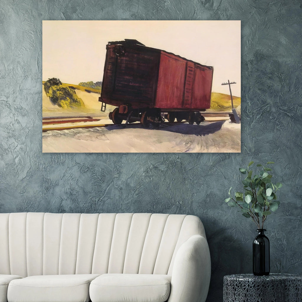 Freight Car at Truro Poster | Edward Hopper Poster | Edward Hopper Print