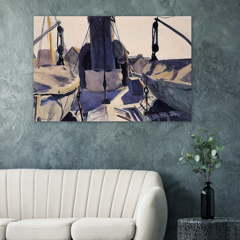 Funnel of Trawler Poster | Edward Hopper Poster | Edward Hopper Print