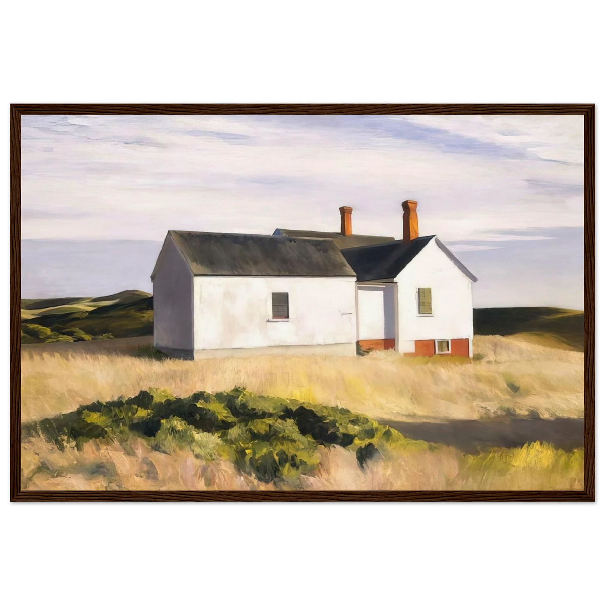 Ryders House Framed Poster | Edward Hopper Framed Prints Wall Art | Edward Hopper Print