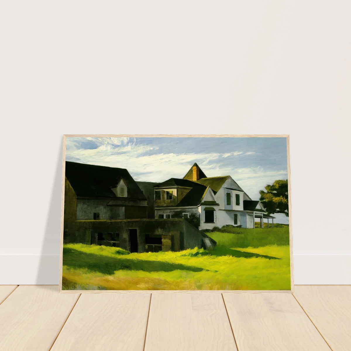 Cape Cod Afternoon Framed Poster | Edward Hopper Framed Prints Wall Art | Edward Hopper Print