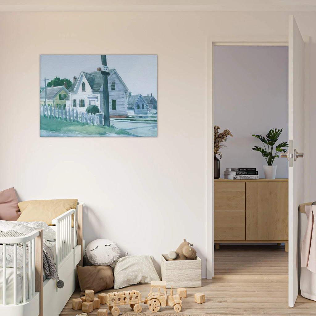 White House with Dormer Window Canvas | Edward Hopper Canvas | Edward Hopper Print