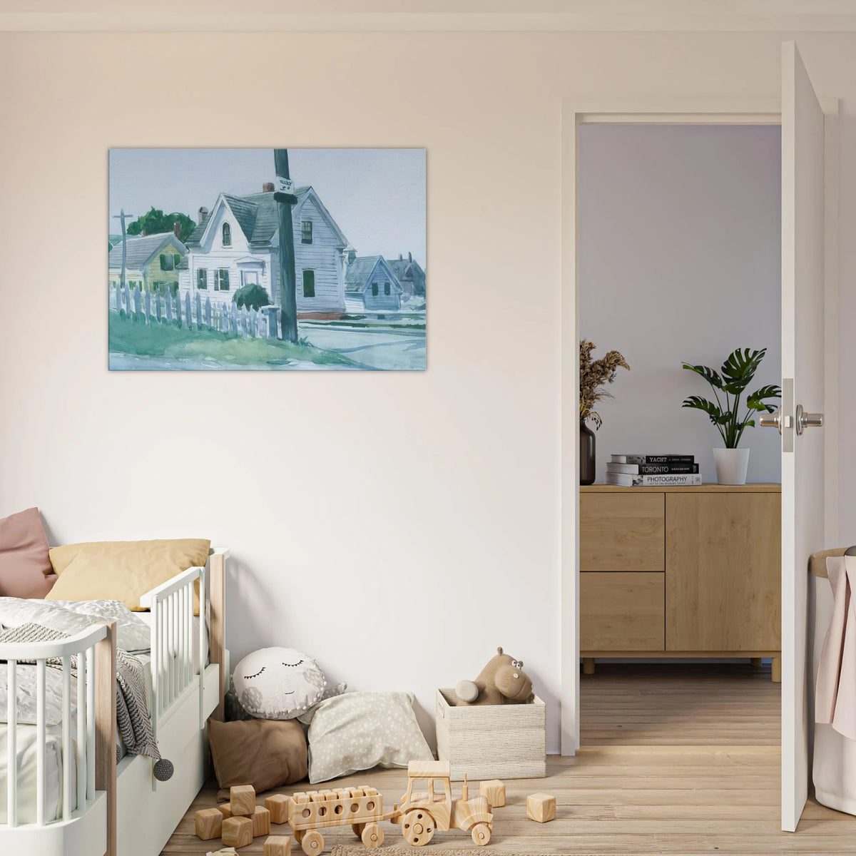White House with Dormer Window Canvas | Edward Hopper Canvas | Edward Hopper Print