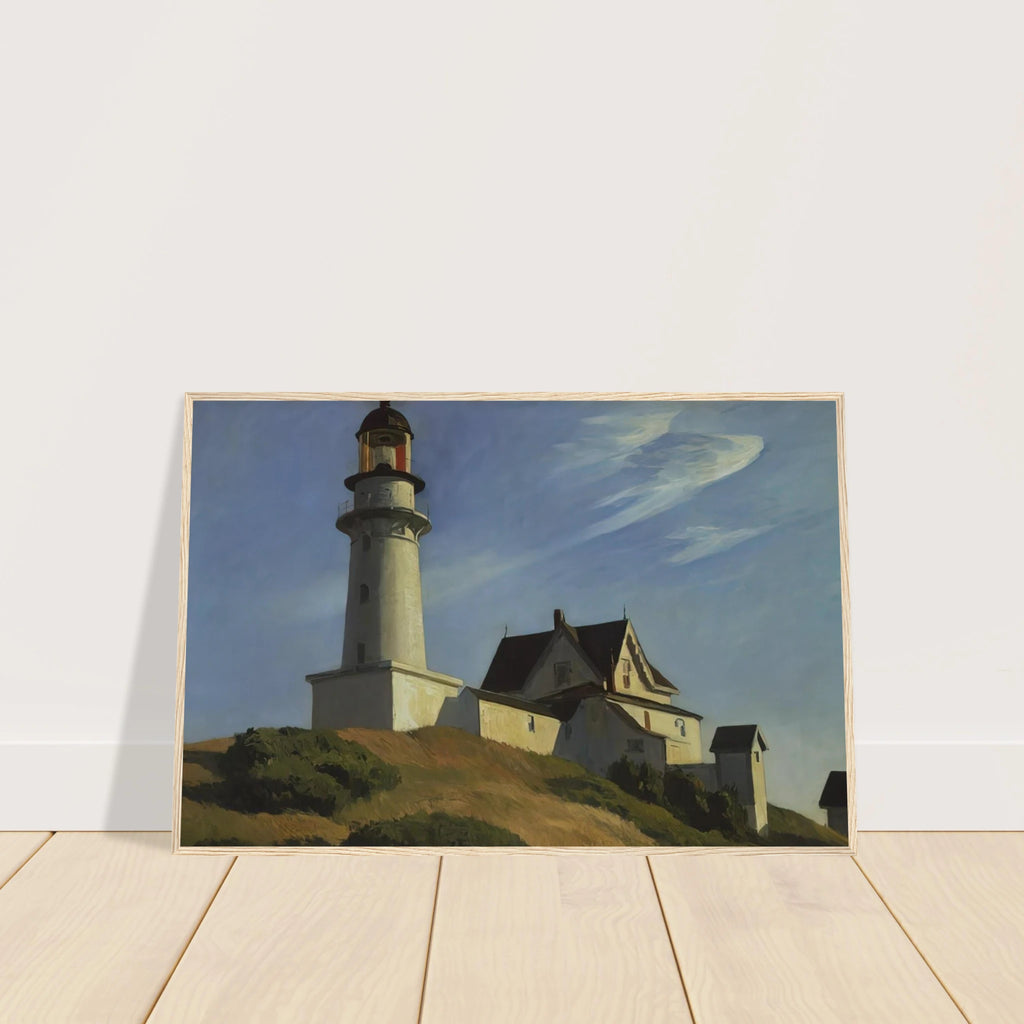 Lighthouse at Two Lights Framed Poster | Edward Hopper Framed Prints Wall Art | Edward Hopper Print