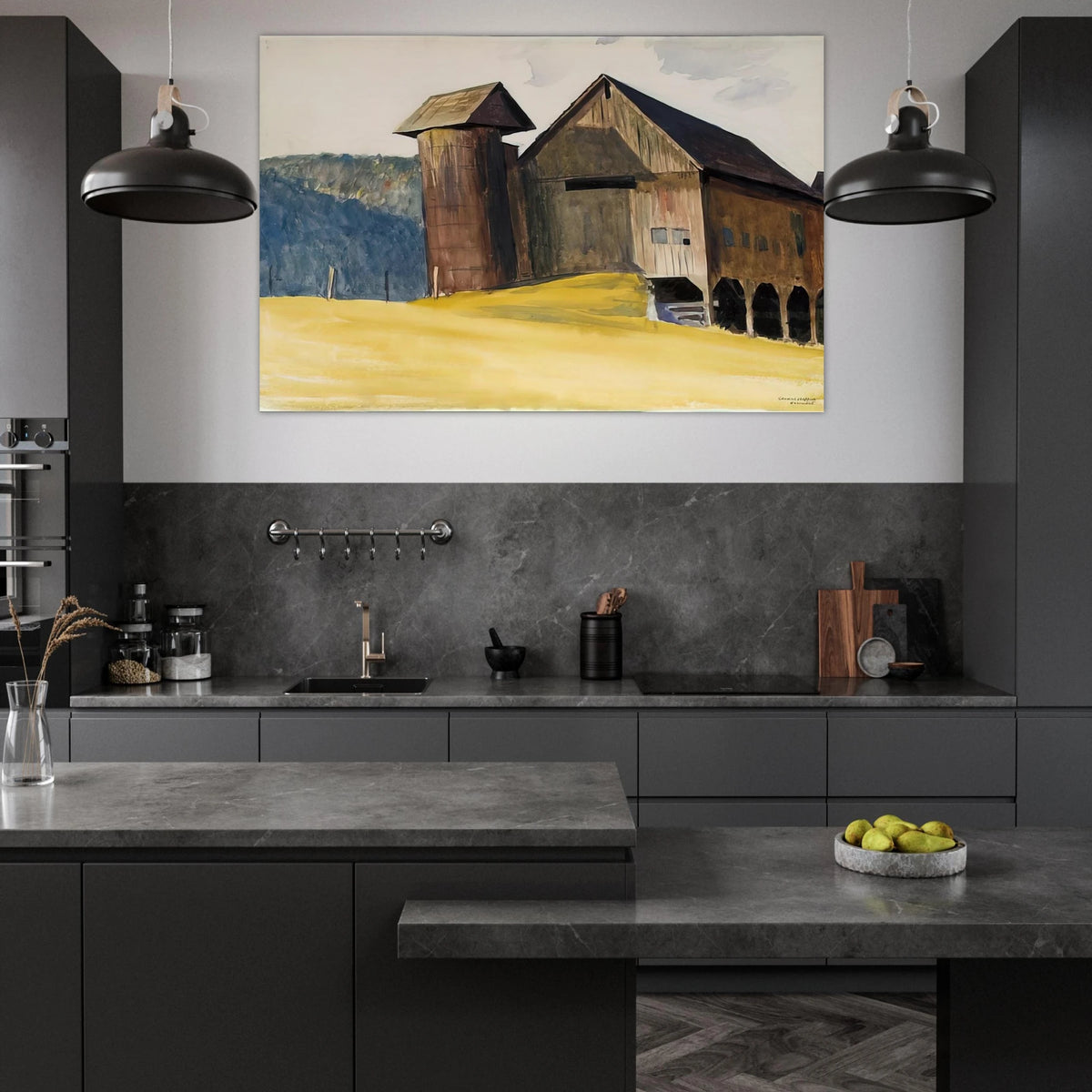 Barn and Silo, Vermont Poster | Edward Hopper Poster | Edward Hopper Print