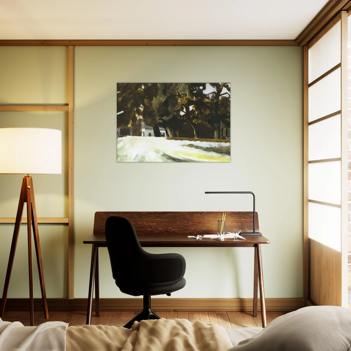 Railroad Crossing Canvas | Edward Hopper Canvas | Edward Hopper Print