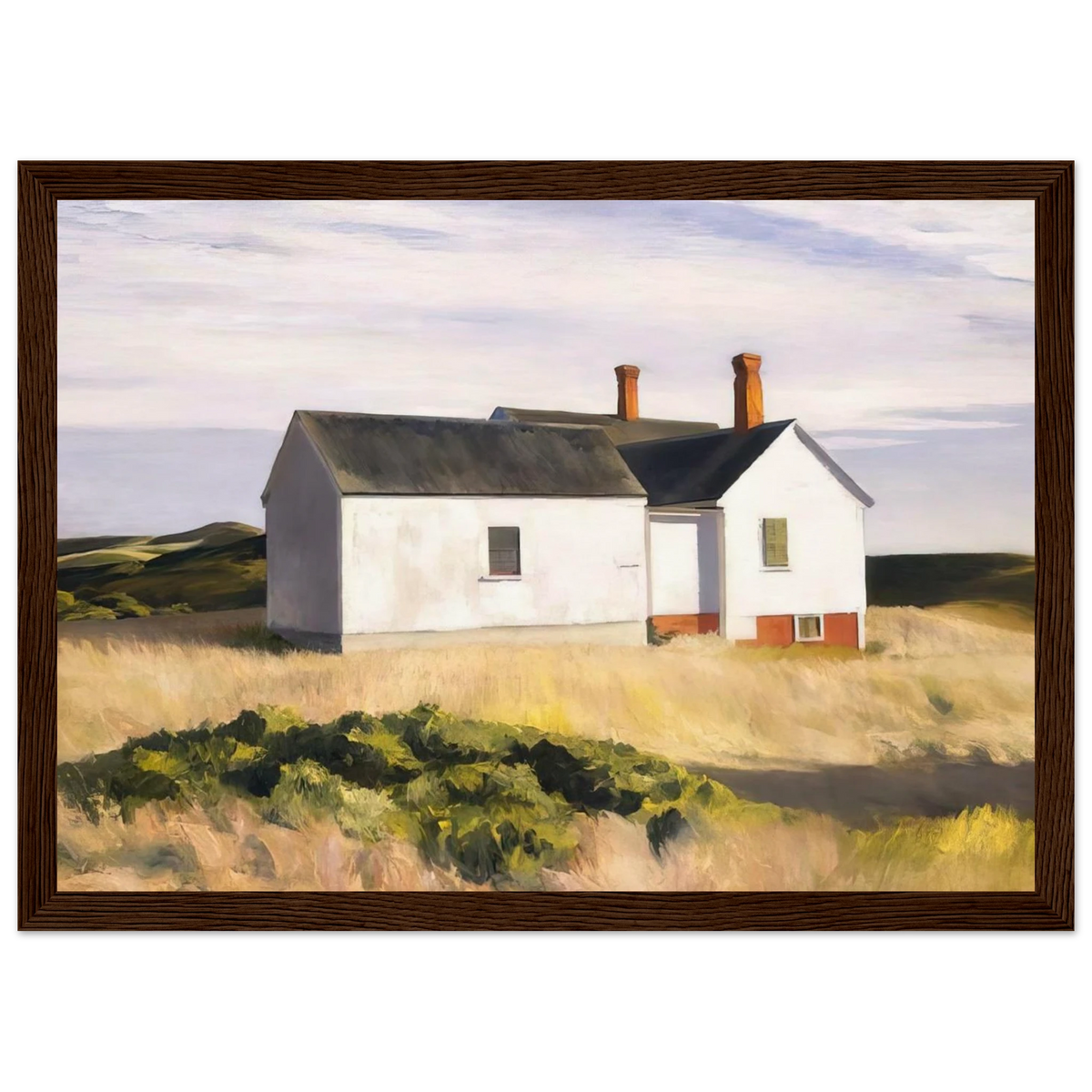 Ryders House Framed Poster | Edward Hopper Framed Prints Wall Art | Edward Hopper Print