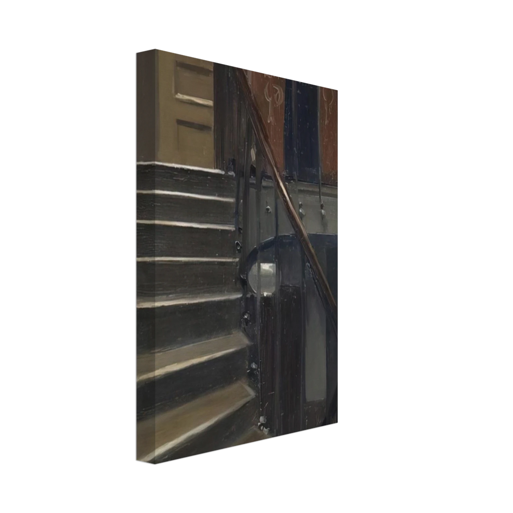 Stairway at 48 rue de Lille, Paris Canvas | Edward Hopper Canvas | Edward Hopper Print
