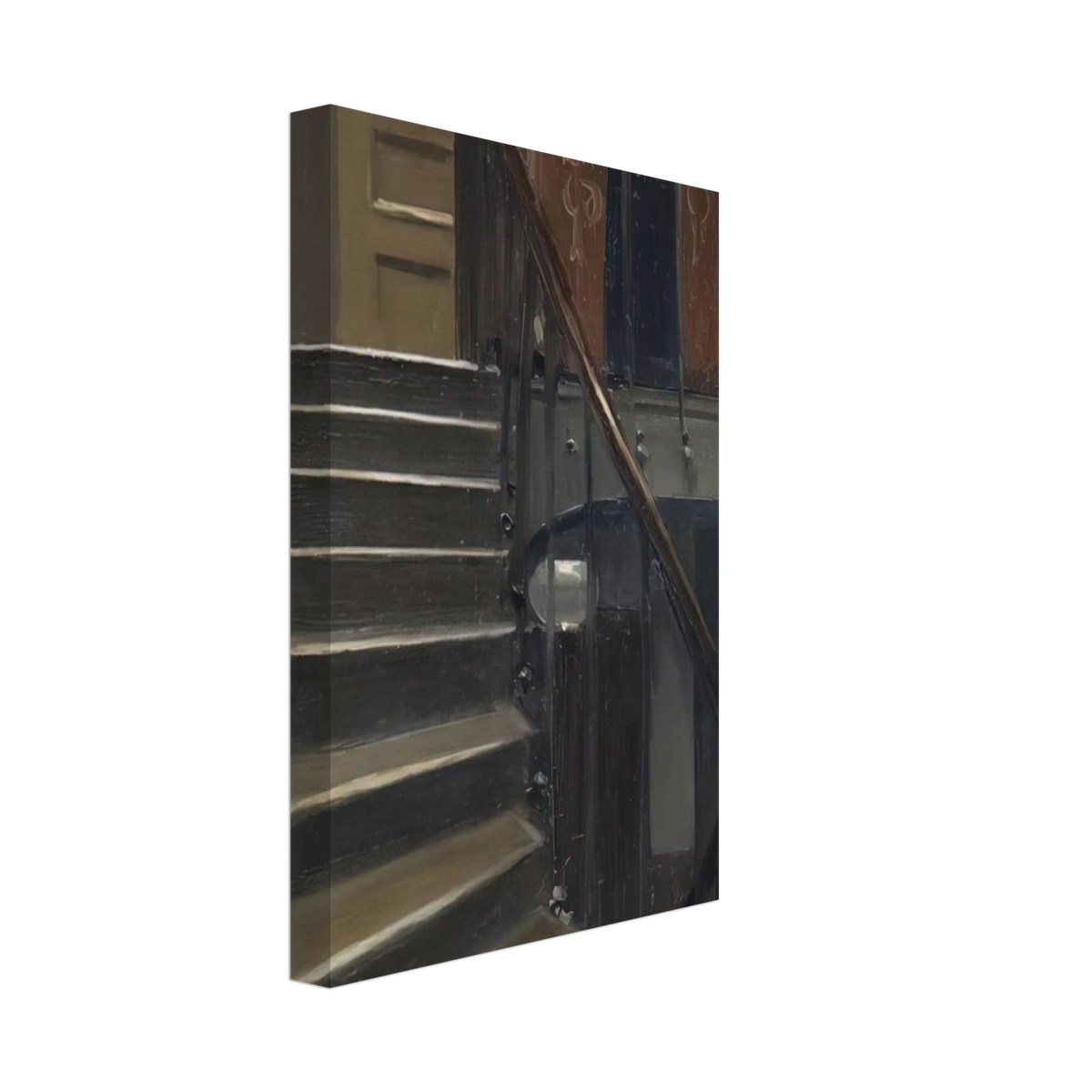 Stairway at 48 rue de Lille, Paris Canvas | Edward Hopper Canvas | Edward Hopper Print