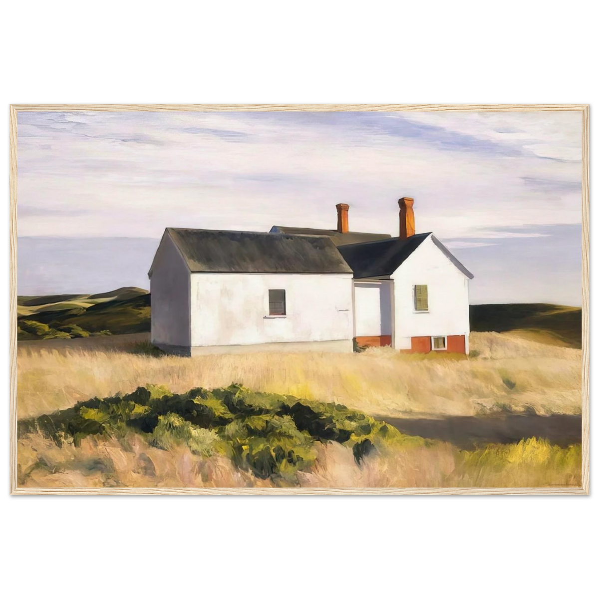 Ryders House Framed Poster | Edward Hopper Framed Prints Wall Art | Edward Hopper Print