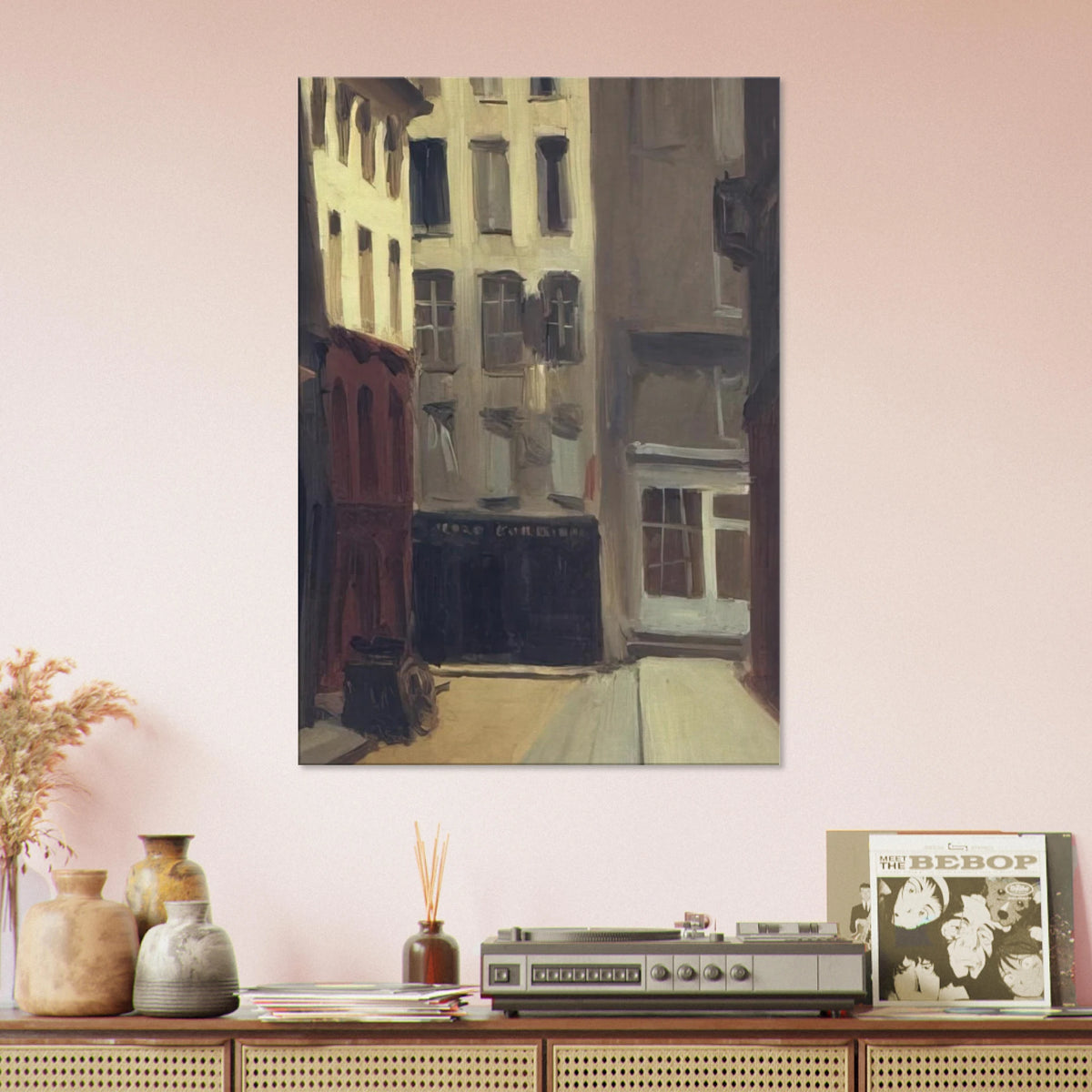 Paris Street Canvas | Edward Hopper Canvas | Edward Hopper Print