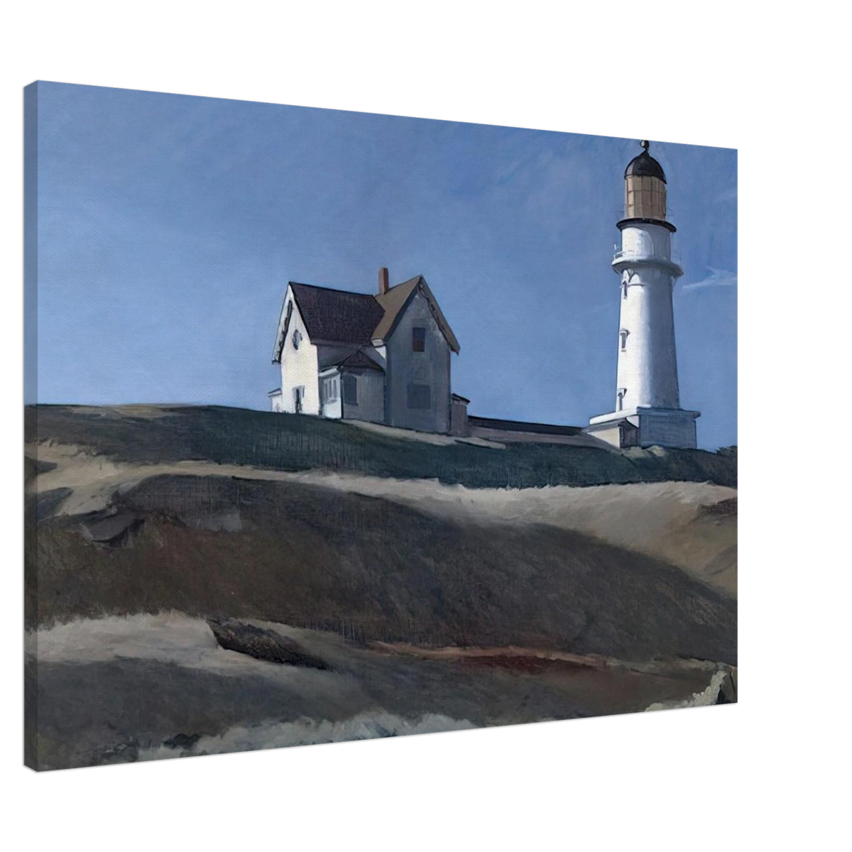 Lighthouse HIll Canvas | Edward Hopper Canvas | Edward Hopper Print