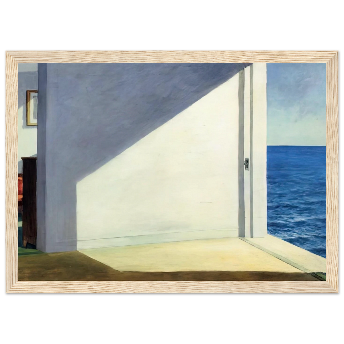 Rooms By The Sea Framed Poster | Edward Hopper Framed Prints Wall Art | Edward Hopper Print