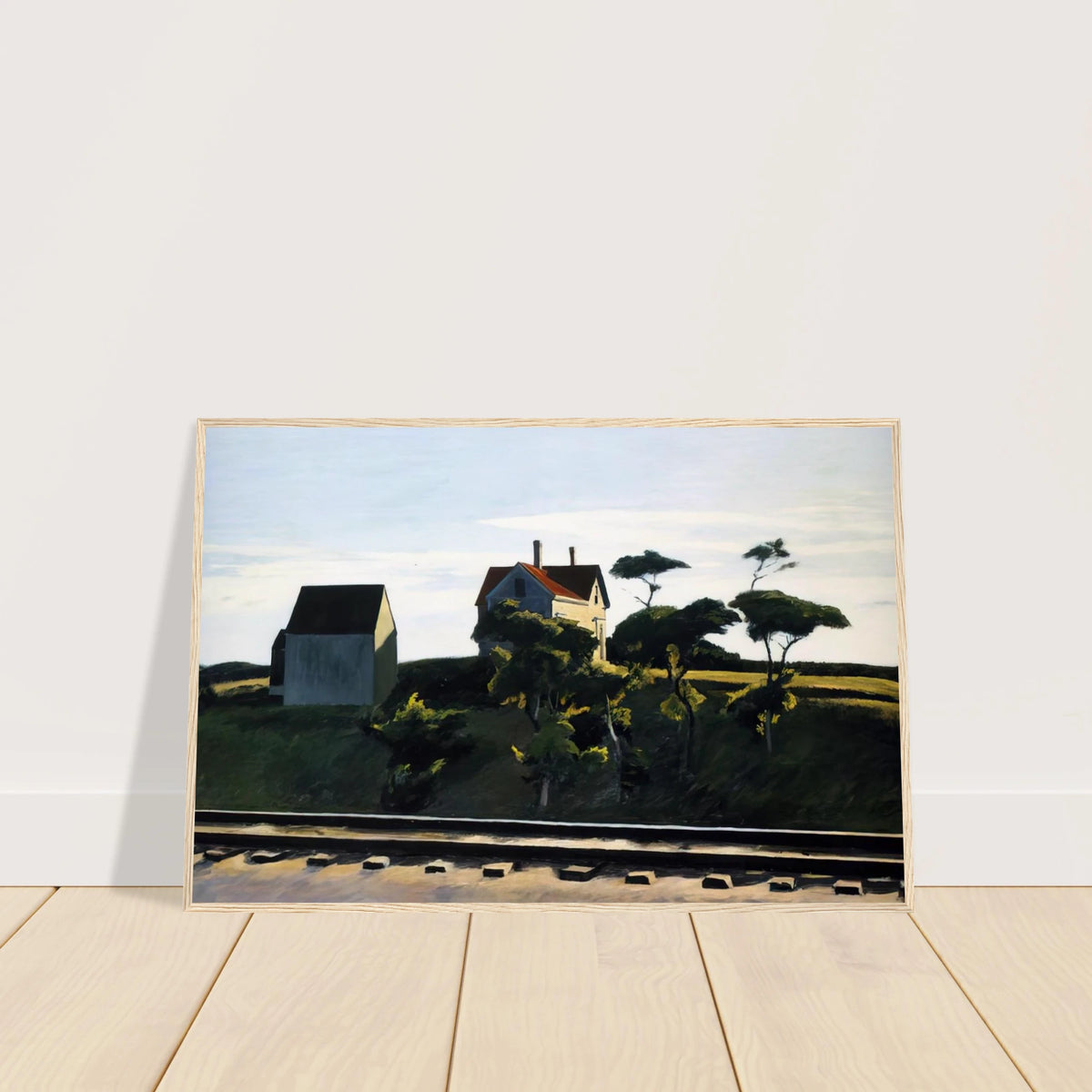 New York, New Haven and Hartford Framed Poster | Edward Hopper Framed Prints Wall Art | Edward Hopper Print