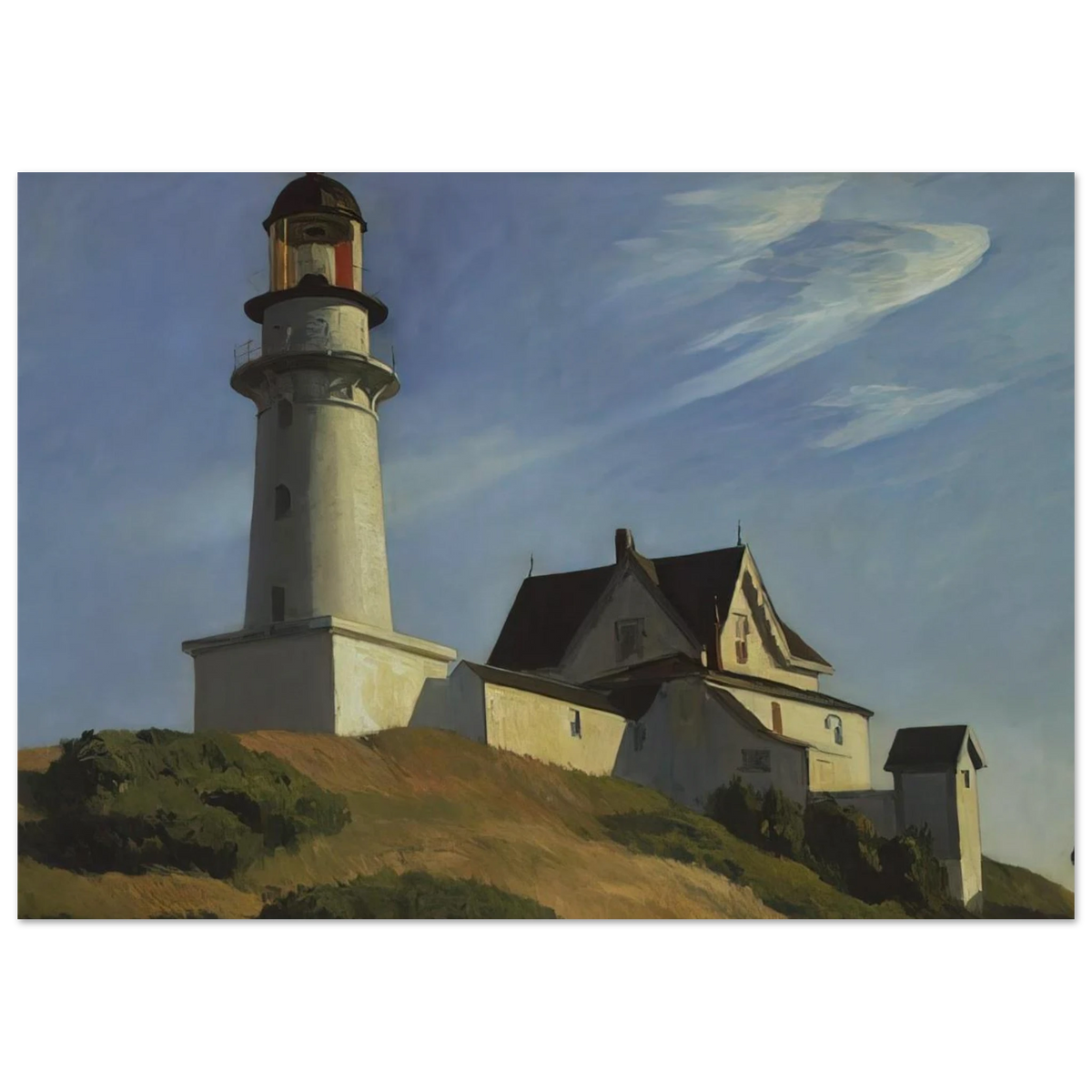 Lighthouse at Two Lights Poster | Edward Hopper Poster | Edward Hopper Print