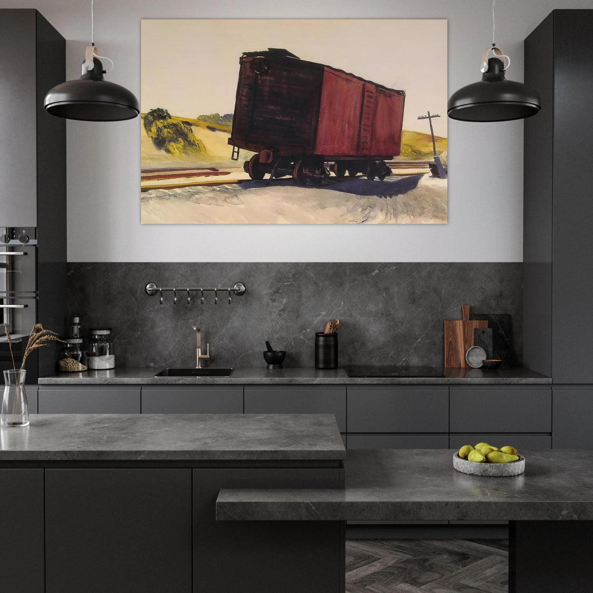 Freight Car at Truro Poster | Edward Hopper Poster | Edward Hopper Print