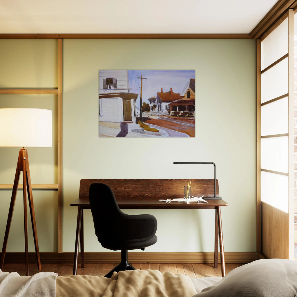 Street Corner Canvas | Edward Hopper Canvas | Edward Hopper Print